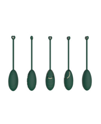 Œuf vibrant Vert Emeraude avec télécommande USB 